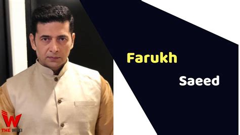 Farukh Saeed's Height and Body Measurements