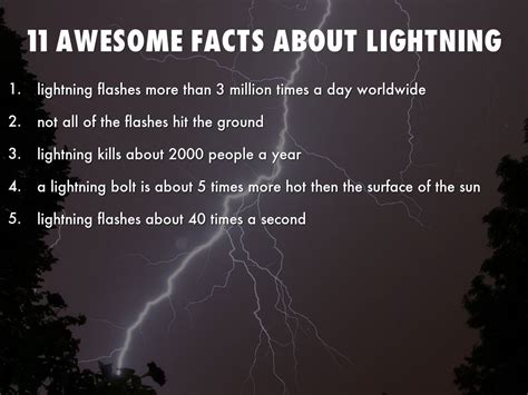 Fascinating Facts about Thunderstorms and Lightning