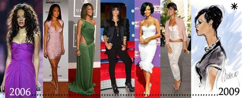 Fashion and Style Evolution of Rihanna Samuel