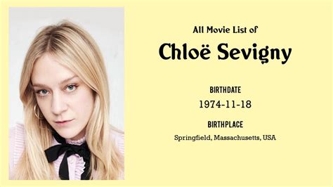 Filmography and Projects of Chloe Sevigny