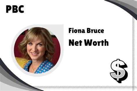 Financial Status: What is the Income of Fiona Bruce?