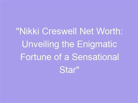 Financial Status and Earnings of the Enigmatic Star