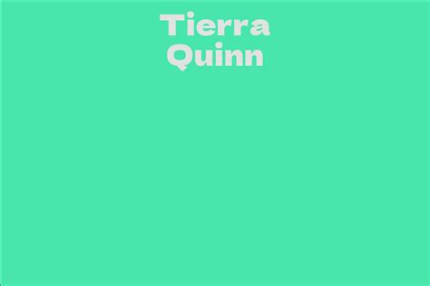 Financial Valuation of Tierra Quinn