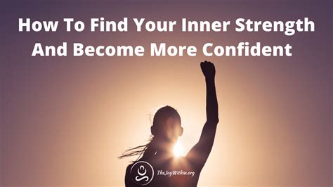 Finding Inner Strength: Building Confidence to Step onto the Challenging Path