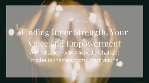 Finding Inner Strength and Empowerment