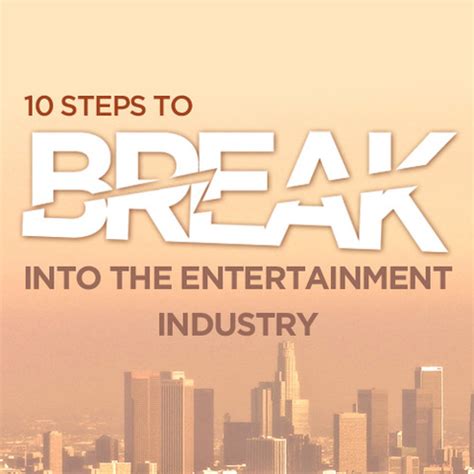 First steps in the entertainment industry