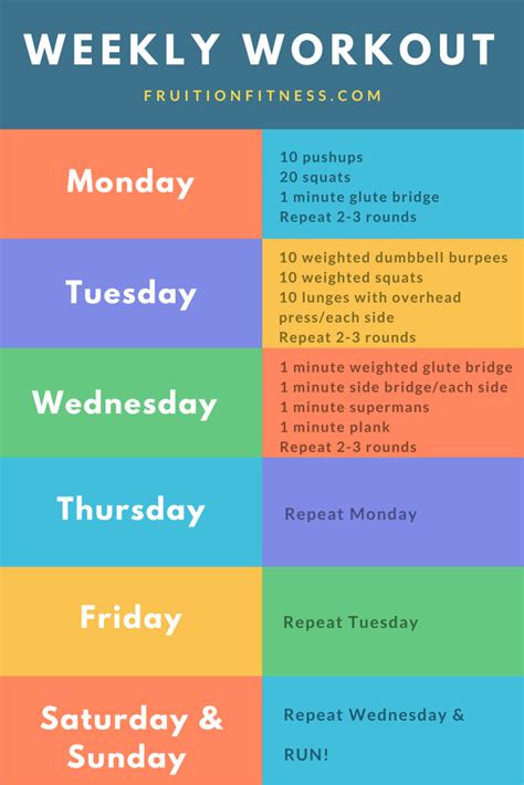 Fitness Regimen and Workout Routine