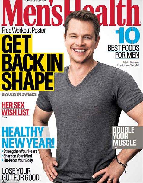 Fitness and Health Regimen of Matt Damon