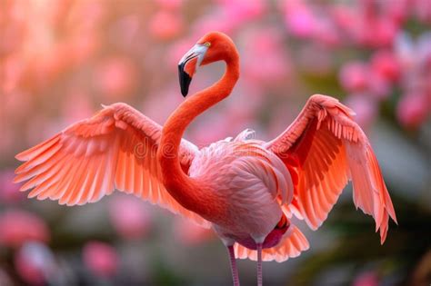 Flamingo Courtship Display: A Dance of Love and Attraction