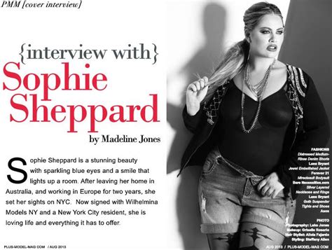 From Model to Role Model: Sophie Sheppard's Influence