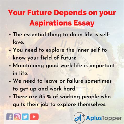 Future Aspirations - What Holds in Store for the Promising Individual