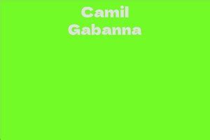 Future Plans and Projects of Camil Gabanna