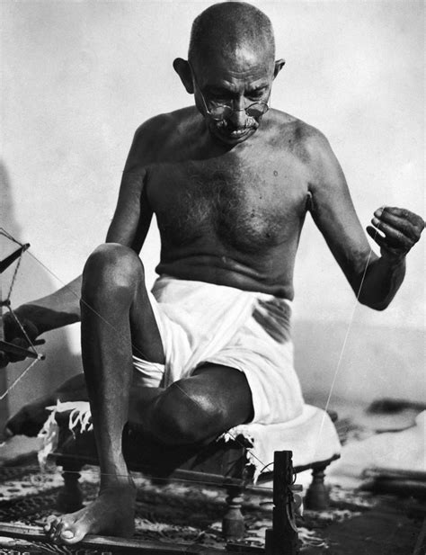 Gandhi's Figure and Lifestyle