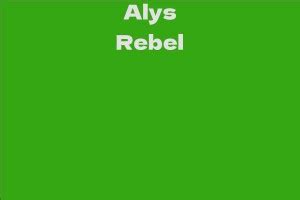 Generous Contributions from Alys Rebel