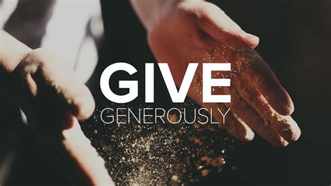 Generous Giving