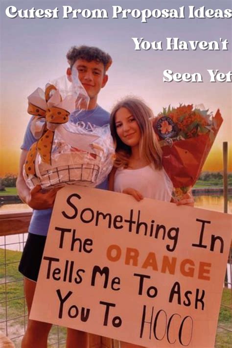 Getting Creative: One-of-a-kind Approaches to Propose to Your Prom Date