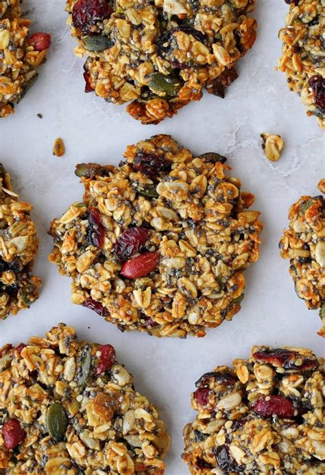 Healthy Twist: Vegan Oatmeal Cookies with Nuts and Seeds