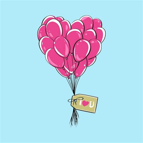 Heart Balloons: A Representation of Romance and Affection