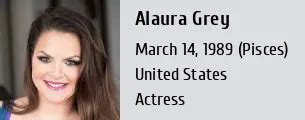 Height and Body Measurements of Alaura Grey