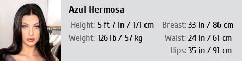 Height and Weight: Azul Hermosa's Physical Attributes