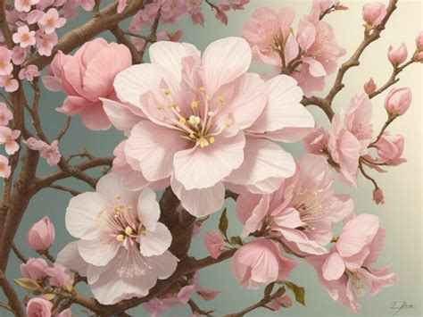 Historical Portrayals of the Symbolic Apple Blossom