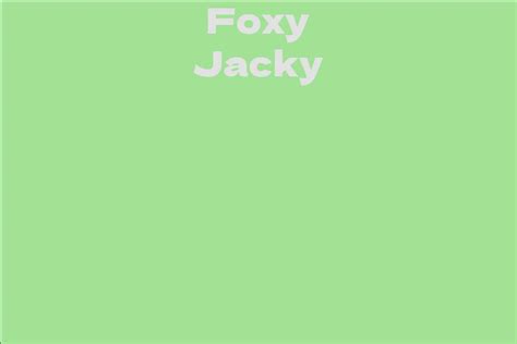 How Much is Foxy Jacky Worth?