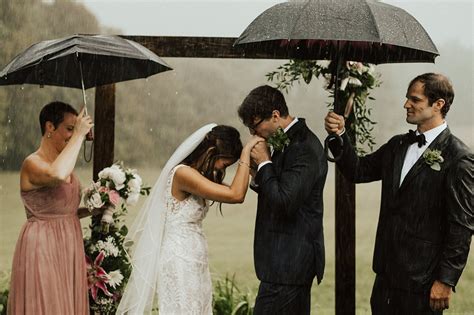 How Rain Impacts Outdoor Weddings