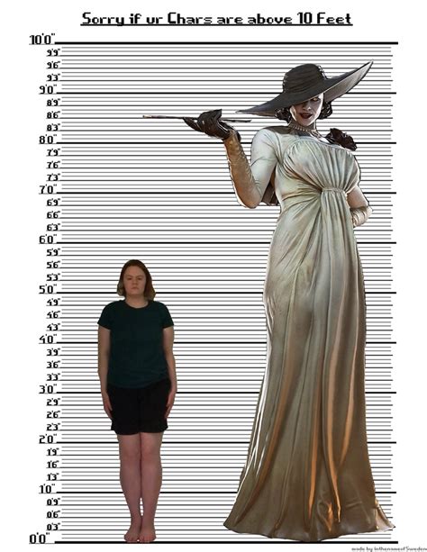 How Tall is The Astonishing Lady?