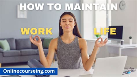 How Vanessa Maintains Work-Life Balance