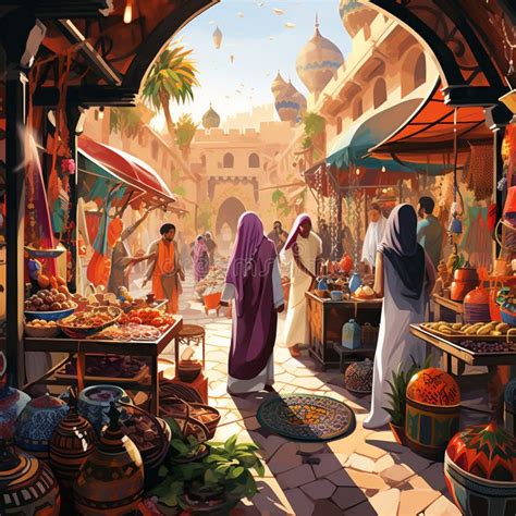 Immerse Yourself in the Lively Ambiance of a Thriving Open-air Bazaar