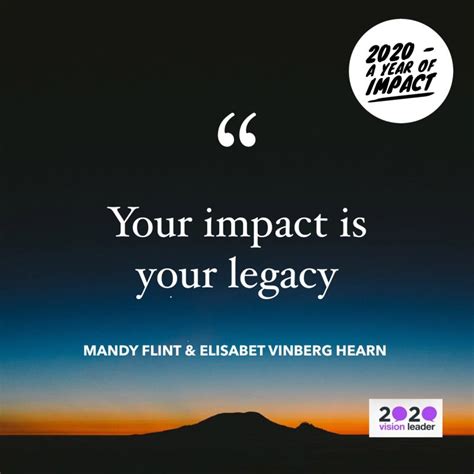 Impact and Legacy in the Field