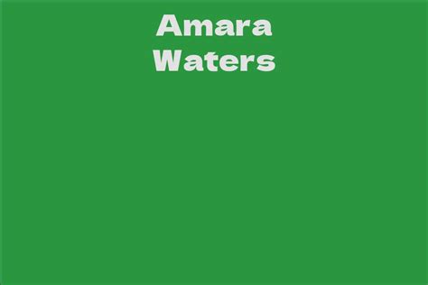 Impact of Amara Waters in the Industry