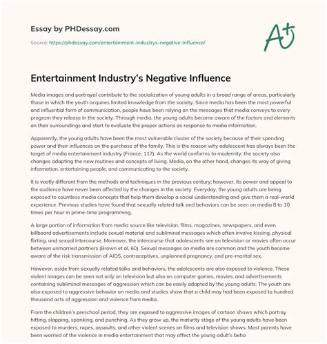 Influence and Legacy in the Entertainment Industry