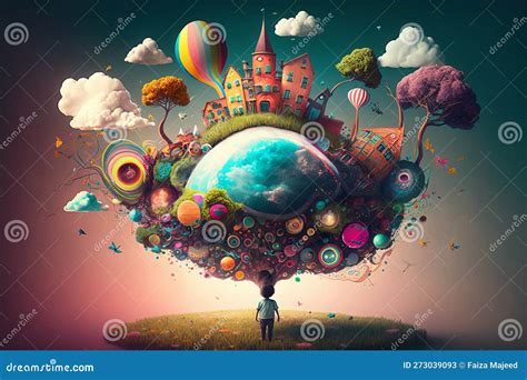 Inspiring Creativity and Exploration through Imaginary Worlds