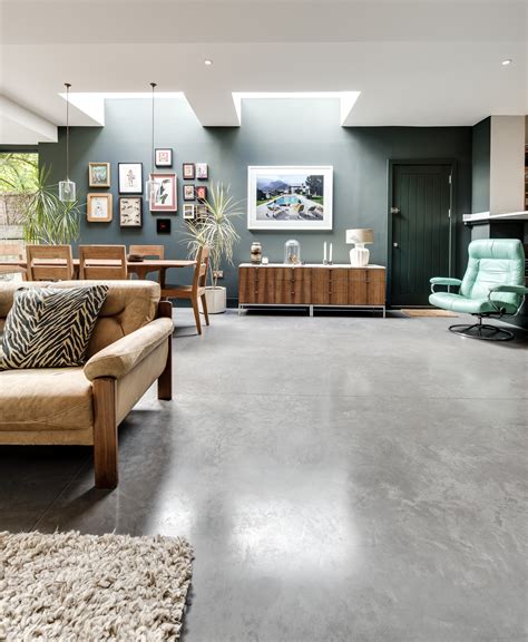 Inspiring Examples of Gorgeous Concrete Floors in Residential Spaces