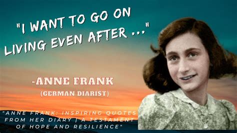 Inspiring Hope: Anne Frank's Legacy of Resilience