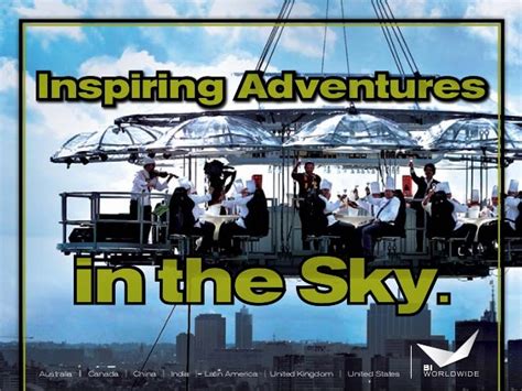 Inspiring Ideas for Your Next Adventure in the Sky