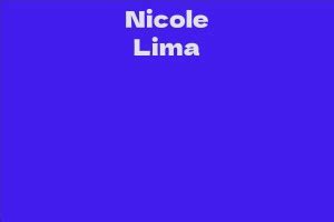 Interesting Facts About Nicole Lima