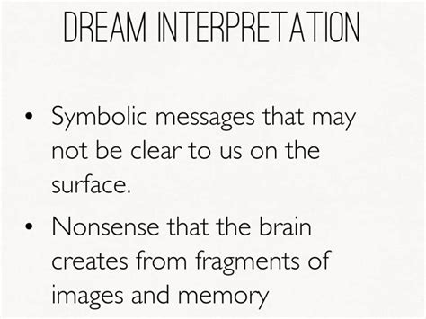 Interpreting the Symbolic Messages in Dreaming of the Miracle of New Life