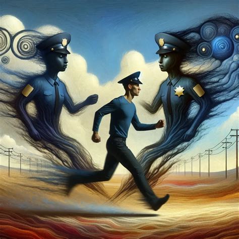 Interpreting the Symbolism: Decoding the Implications of Evading Law Enforcement in Dreamscapes