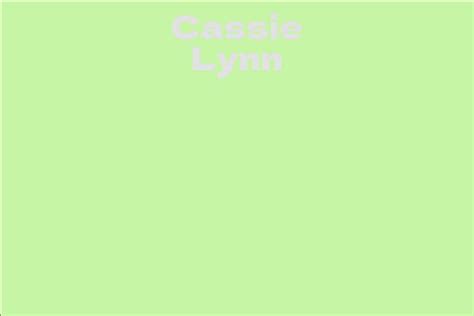 Introducing Cassie Lynn: A Brief Biography