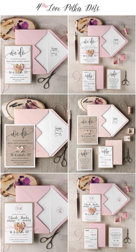 Invitations and Stationery: Perfectly Pink