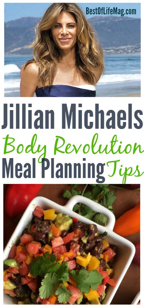 Jillian Michaels' Diet and Nutrition Tips