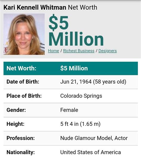 Kari Kennell's Net Worth and Investments