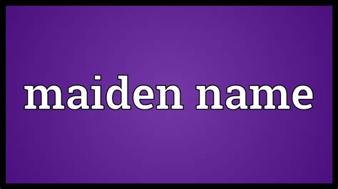 Keeping family ties: Incorporating your maiden name into a new last name