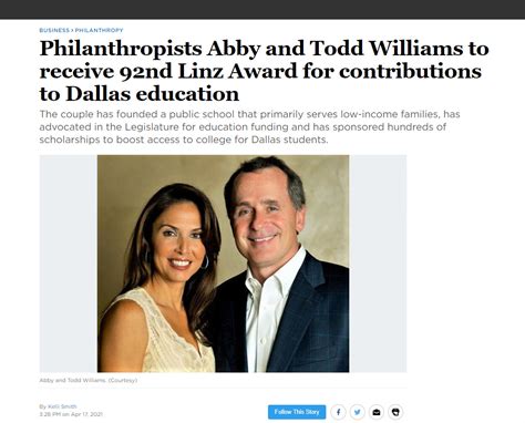 Learn about Abby Bynes' philanthropic contributions