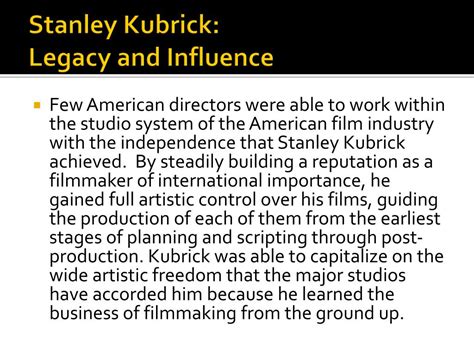 Legacy and Influence in Film