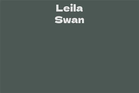 Leila Swan's Journey to Success