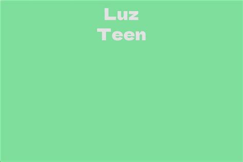 Luz Teen's Journey to Success