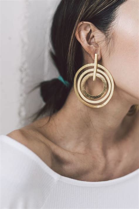 Make a Statement with Bold Hoop Earrings